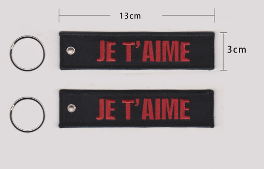 Porte-clef Keychain JE T'AIME
